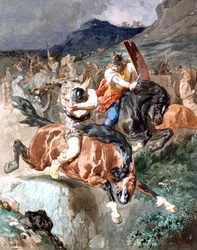 Rytternes kamp, c1842-1896