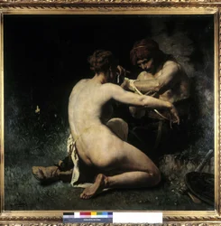 Gallerne gør ondt (olie på lærred)