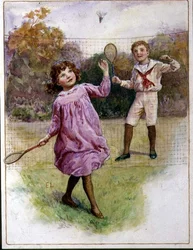 Et spil fjerbold