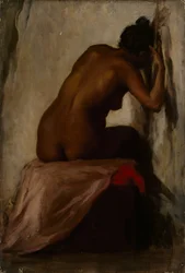 Siddende kvinde, ca. 1898 [LDUCS-5186]