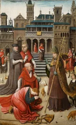 Scene fra Saint Rochs liv, 1517.