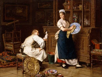 Forårsrengøring, 1876