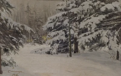 Vinter på øerne Sankt Petersborg, 1912