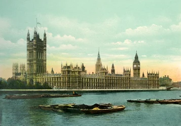 The Houses of Parliament, ca. 1900-tallet.