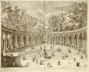 Kolonnaden, Versailles, ca. 1715 (stik)