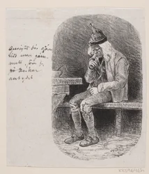 Illustration til "Den syvende far i huset"