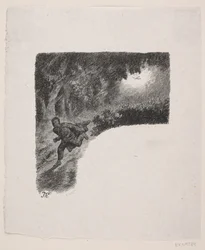 Illustration til "Guldfuglen"