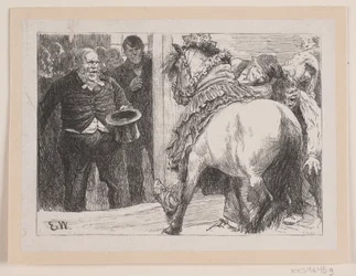 Illustration til "Herremandsbruden"