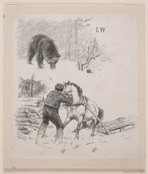 Illustration til "Velgjort og ilede lønnet"