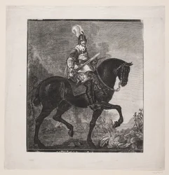 Karel van Mander: Christian IV til hest