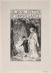 Titelblad til Th. Lange "De lyse nætter"