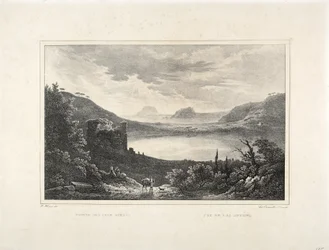 Udsigt over Averno-søen