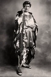 Herbert Beerbohm Tree 1853-1917, engelsk skuespiller, begyndelsen af det 20. århundrede.