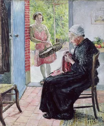 I det stråtækte sommerhus, 1921