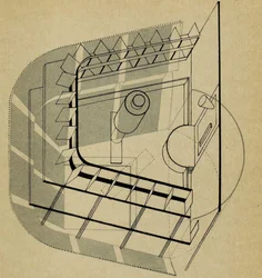 U Teater. Fra Scenen i Bauhaus Scenen i Bauhaus, 1925.