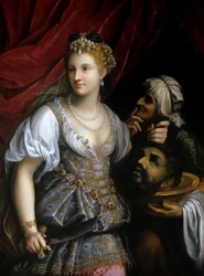 Judith med hovedet af Holofernes, ca. 1600.