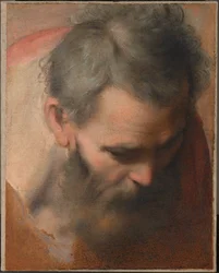Hovedstudie af Sankt Josef