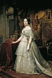 Portræt af Isabella 2. af Spanien