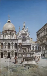 Dogepaladsets gårdhave, Venedig