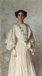 Portræt af Giulia Tricca af Federico Andreotti