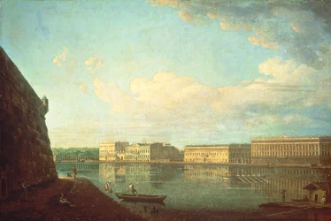 Palace Embankment set fra Peter og Paul-fæstningen, Skt. Petersborg