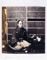 En japansk Yaconin, ca. 1864-1866