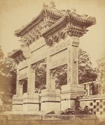Bue i Lama-templet nær Pekin, oktober 1860