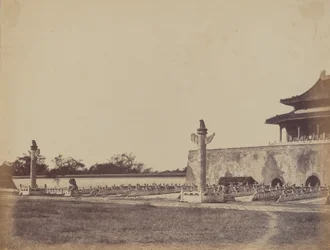 Indgang til Vinterpaladset, Pekin, 29. oktober 1860, 1860.