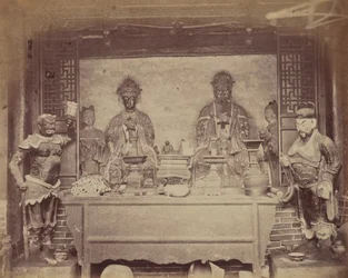 Head Quarter House, First Division, Pehtang, Kina, 1860.