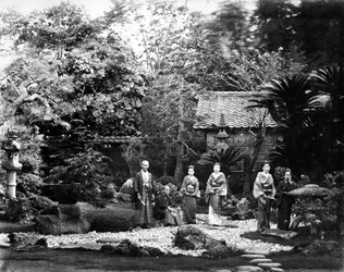 Japansk have i Hara, ca. 1860