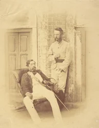 Generalmajor Sir Robert Napier og oberstløjtnant William Wilberforce Harris Greathed, Bengal