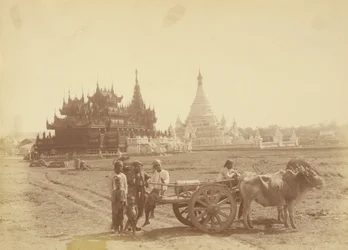 Pagoda og Kyaung Bygget af kaptajnen på kong Thibaw Mins livvagt