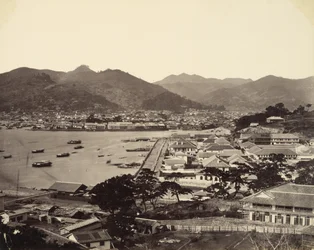 Delvis panoramaudsigt over Nagasaki