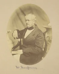 Portræt af Sir Robert Montgomery, Esq., B.C.S, chefkommissær i Oude