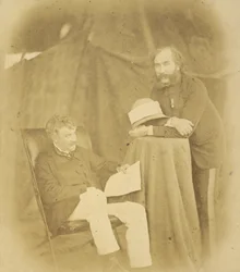 Sir Henry Drury Harness, K.C.B., oberstkommandant, kongelige ingeniører og oberst Robert Abercromby