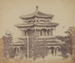 Det store kejserpalads Yuen Min Yuen, Pekin, før afbrændingen, 18. oktober 1860