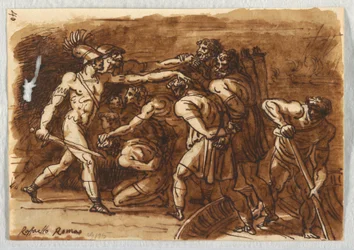 Slaget ved Ostia, efter Giulio Romano