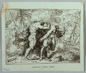 Kampen mellem Hercules og floden God Achelous