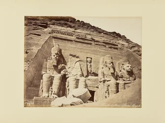 Nubien. Abu Simbel-templet, Egypten