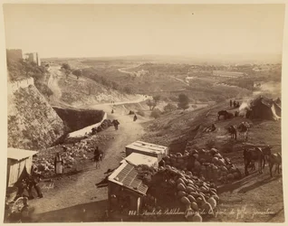 Vejen til Betlehem, set fra Jaffaporten, Jerusalem