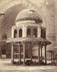 Ablutionsfontænen i Sultan Hassans moské i Kairo, Egypten
