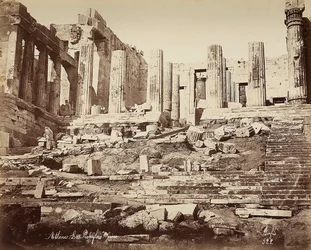 Propylaea af akropolis i Athen