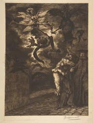 Ud af mit solskin, skurke! Panurge forlader Raminagrobis, 1854-1855.