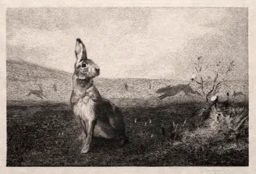 Haren efter A. de Balleroy, 1865.