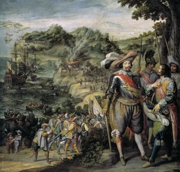Fangen af Saint Kitts af Don Fadrique de Toledo, 1634