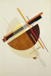 Komposition, ca. 1947-48 (olie på lærred)