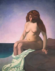 Bader ved klippen, 1909