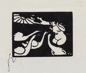 Badende med svaner, X fra "Les Petites Baigneuses", 1893