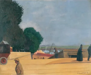 Indgang til Pont de l"Alma, 1913