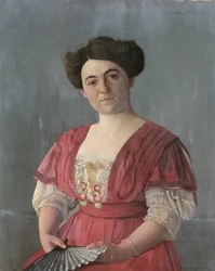 Portræt af fru Haasen, 1908
